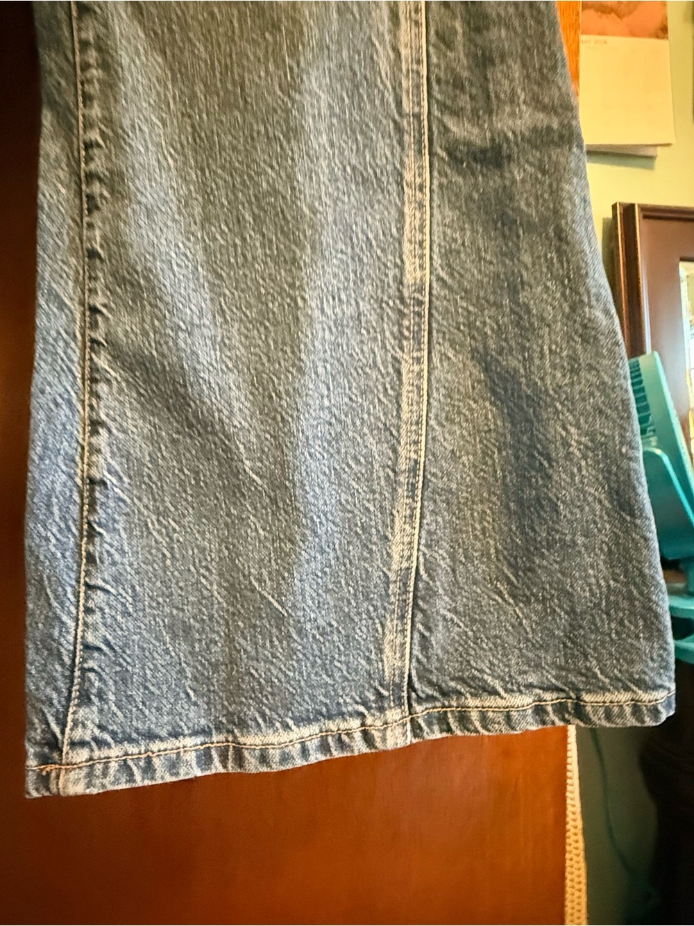 We The Free Women's Dark Blue Flare Jeans - Picture 8 of 8